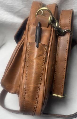 Borsa a tracolla vera pelle uomo borsa da viaggio vintage lavoro business air travel bag - Foto 12 di 13