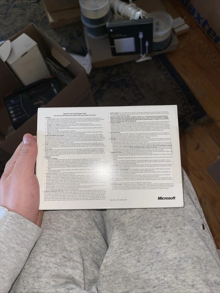 Microsoft OEM System Builder Pack Windows Vista Business SP1 32 BIT X13-04441 - Image 2 of 2