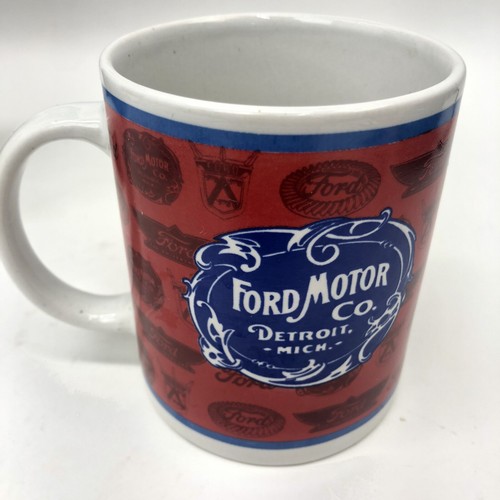 Ford Vintage Style Logo Ford Motor Co Detroit Mich. Coffee Cup Mug - Picture 3 of 7