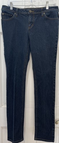 So dunkelblaue Bootcut Juniors Jeans Größe 13 (34x32)