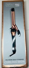 INFINITIPRO BY CONAIR Rose Gold Titanium 1-Inch Curling Iron - NEW open box