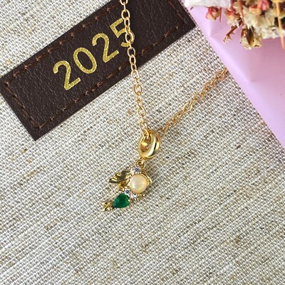 Ariel Inspired Necklace – Dainty Gold Jewelry, Fairy Tale Charm