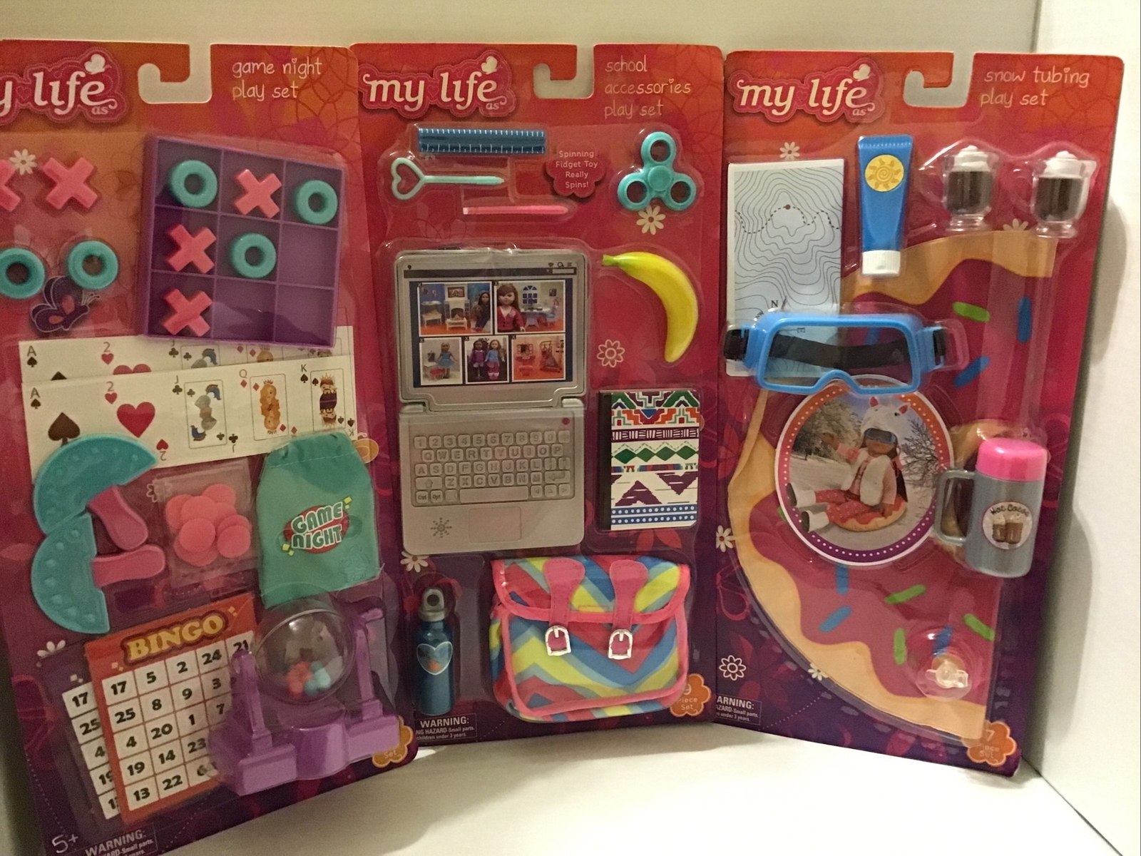 S - Lot Of 3 - For 18&rdquo; Doll