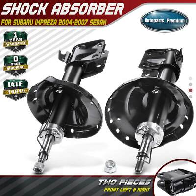 2Pcs Front Driver & Passenger Sides Shock Absorber for Subaru Impreza 2004-2007