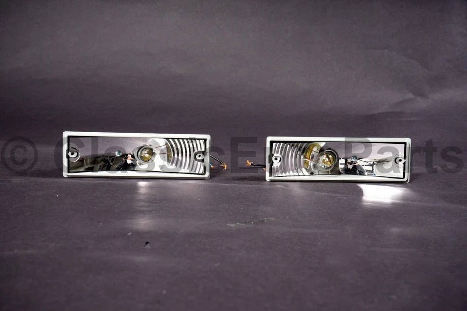 Juego carcasa indicador giro delantero euro para Porsche 911 G modelo 912 930 1974-1989 Foto 3 de 4