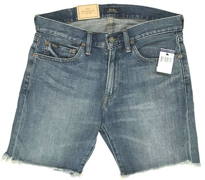 Men's POLO RALPH LAUREN Blue Denim Jean Cutoff Shorts 32 Sullivan Slim NWT NEW 789023541799 | eBay