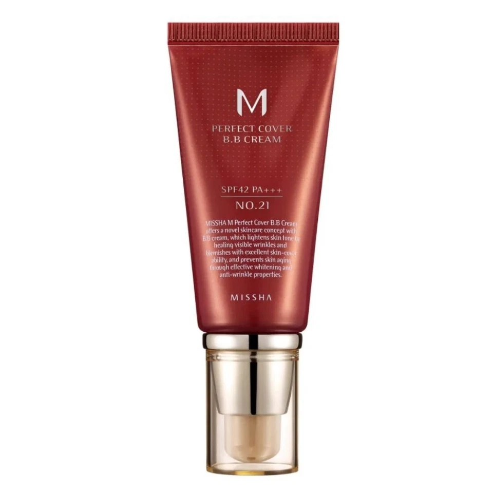 Missha M Perfect Cover BB Cream tonalita Light Beige n. 21, 50 ml