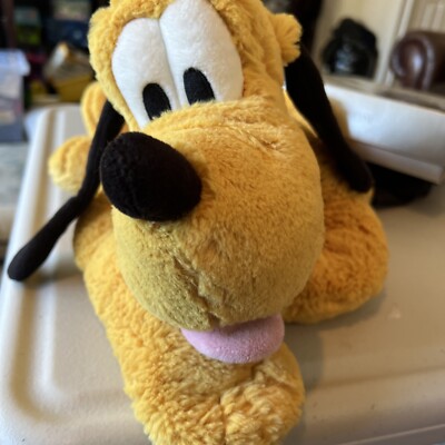 Retired Disney Store Pluto Dog Plush Toy 16'' Stuffed Animal Doll