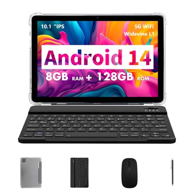 10inch Android13 Tablet 8-Core Pad 5G Wifi 8GB RAM 128GB ROM 8000mAh Unlock NEW