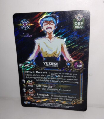 S21 Yusuke Unleashed Unlimited Ed Dark Tournament Spirit Rare Yu