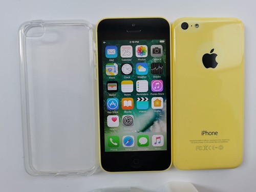 100% Good working Apple iPhone 5c 8/16/32GB Yellow Unlocked Smartphone - Afbeelding 3 van 11