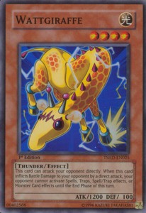 Wattgiraffe - TSHD-EN025 - Super Rare - 1st Edition x1 - Near Mint