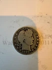 1900-S Barber Silver 25c Quarter - B7901