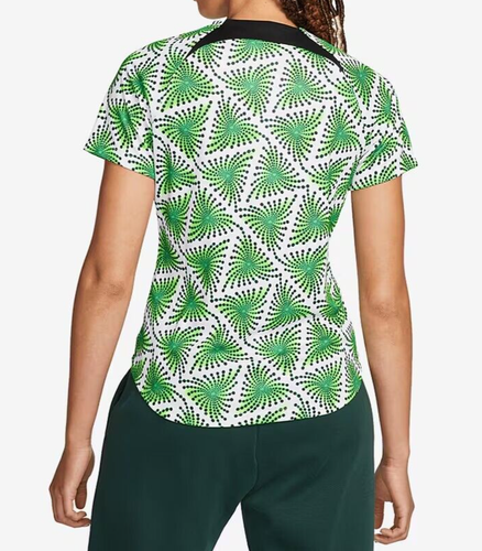 Nike Nigeria 2023 Prematch Soccer Jersey Womens Size LARGE DM9571-398 Green - Picture 2 of 6