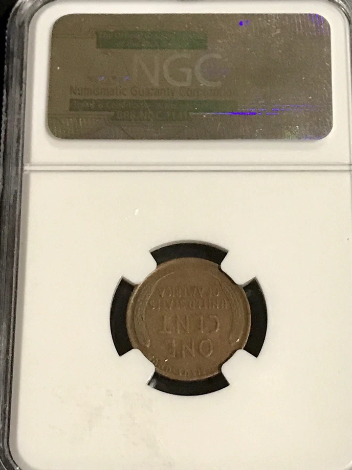 1944 D 1C NGC XF 40 BN 1944-D LINCOLN CENT PENNY - Image 2 of 3