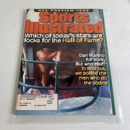 Sports Illustrated September 4 1995 NFL Preview Dan Marino Dolphins Hall of Fame - Picture 2 of 7