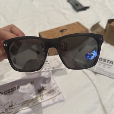 Costa Del Mar Aransas Sunglasses Matte Storm Gray With Gray Silver Mirror 580G