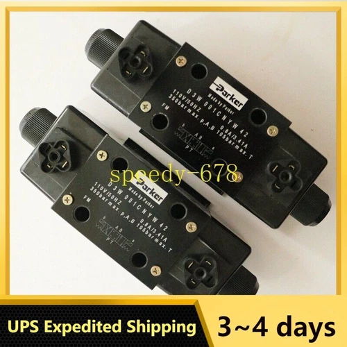 Parker D3W001CNYW42 Solenoid Valve UPS Shipping