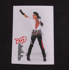 Bad Michael Jackson Sticker 2 5/8" x 1 7/8"