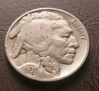 1930 Buffalo Nickel (C6) Five Cent Coin 5 Cents