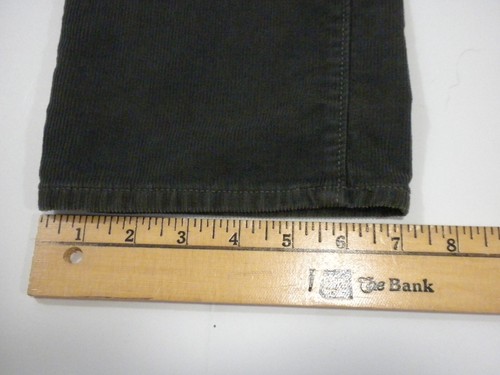 Pantalone J Crew uomo 34x34 grigio velluto a coste 484 elasticizzato chino slim fit gamba affusolata - Foto 12 di 12