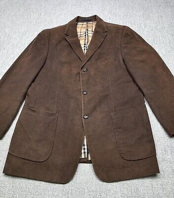 Burberry London 100% Cotton Blazer Sport Jacket Nova Check Burberry London 100% Cotton Blazer Sport Jacket Nova Check