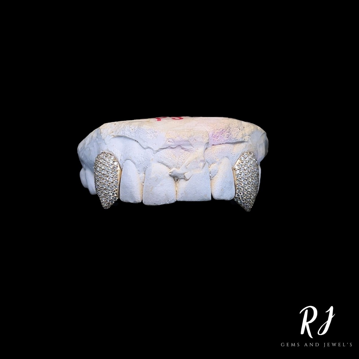 Buy Iced Out Moissanite Diamond Custom K9 canine Teeth Grillz Cap