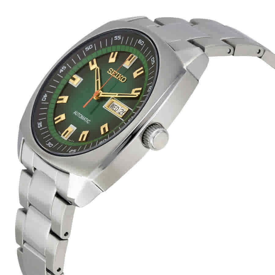 Seiko Recraft Automatic Green Dial Stainless Steel Men's Watch SNKM97  29665176677 | eBay