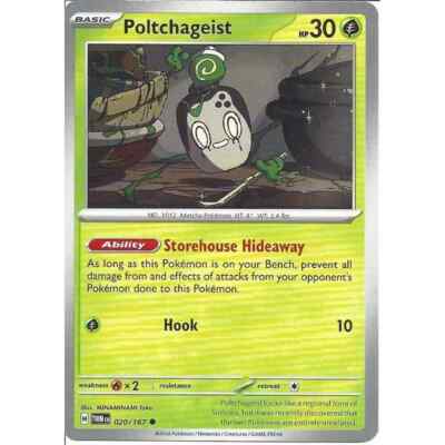 Pokémon TCG Poltchageist Scarlet & Violet - Twilight Masquerade 020/167