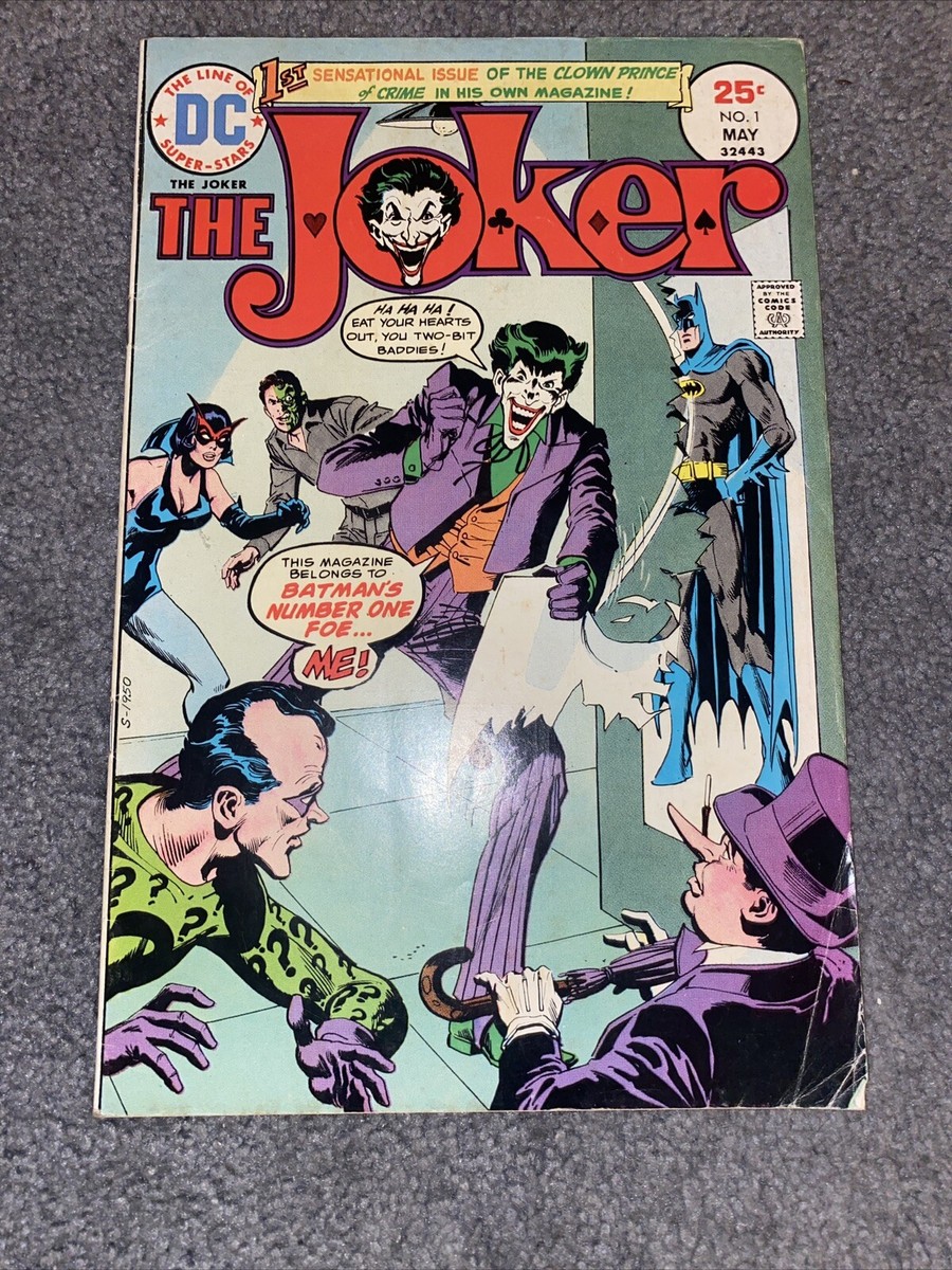 The Joker #1 / 1st Solo / Titled Joker Series / DC Comics 1975