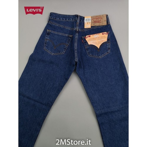 LEVI'S jeans LEVIS 501 Original Fit 501.01.14 blu classic denim Dritto Vintage - Afbeelding 7 van 7