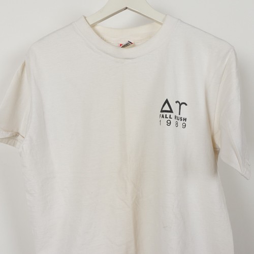 Vintage 80s 1989 Delta Upsilon Fraternity T Shirt Single Stitch Size Small Duck - Picture 13 of 16
