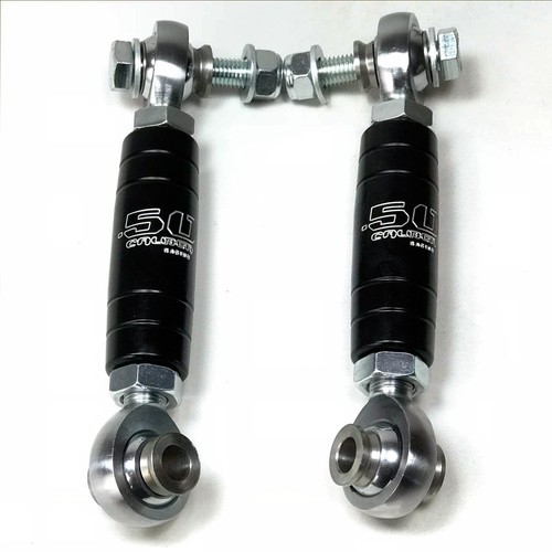 Heavy Duty Billet Sway Bar End Links 4130 Chromoly Heims Can-Am X3 Black Finish - Picture 6 of 8
