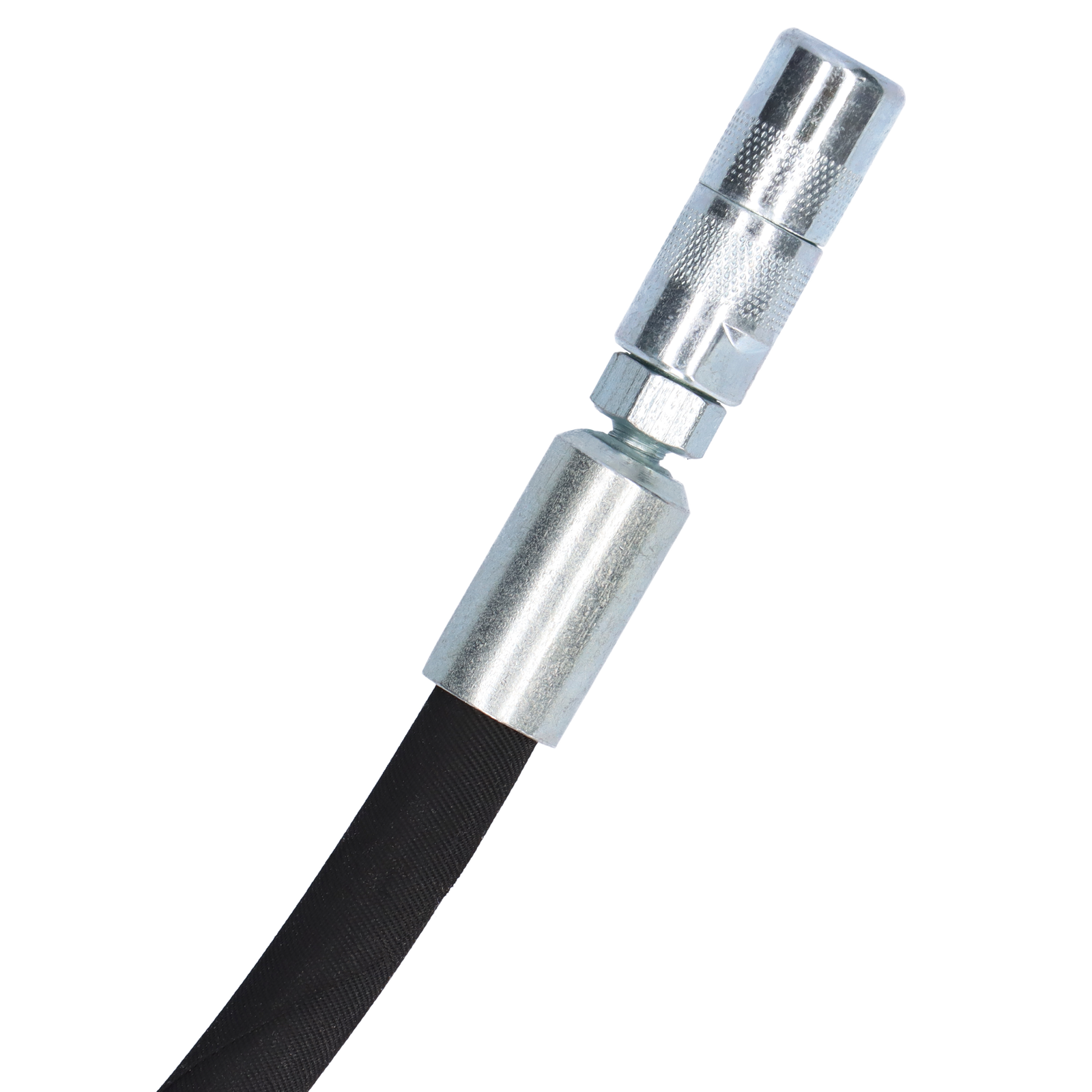 Panzer Schlauch Für Fettpresse 1000mm - M10 Gewinde Mit Mundstück