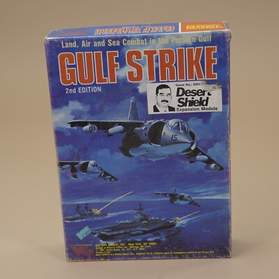 Gulf Strike War Board Game 2nd Edition 1988 Version Victory Games 30000 NEW!!