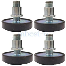 4X Shaft Dia 38mm Car Lift Rubber tray Heightening Feet Plus High Leg Pads