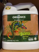 Advanced Nutrients OG Organics 1 Gallon Iguana Juice Grow Conc. 3-1-3 OMRI CDFA