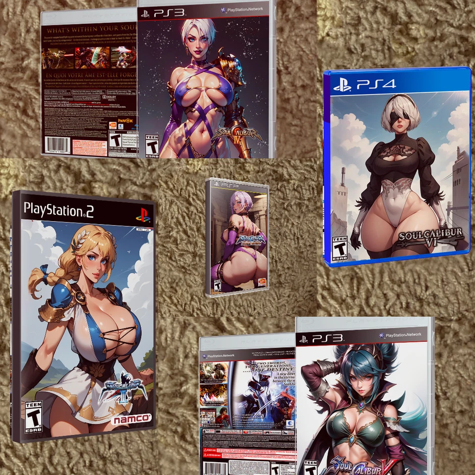 Soulcalibur Series | PS2 | PS3 | CUSTOM COVER ARTS NO GAME NO CASE