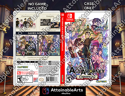 Phoenix Wright: Ace Attorney Trilogy - Custom Nintendo Switch Boxart with  Physical Game Case (No Game Incl.)