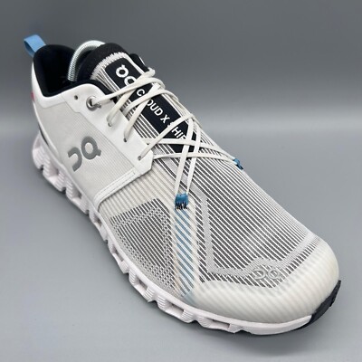 On Running Cloud X 3 Shift 66.98264 Undyed Weiß Schwarz Herren Uk 8 Laufschuhe