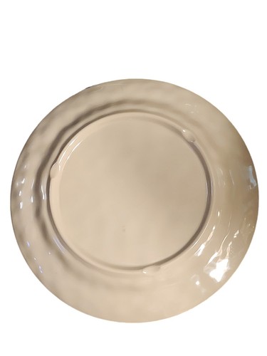 Cynthia Rowley Gray Brown Medallion Swirl Melamine Dinner Plate 11" New York - Picture 3 of 6