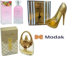 Modak 3 Pack women Perfume Purse String, Bad Girl Gold ,Pink Lies  EDP 100ml