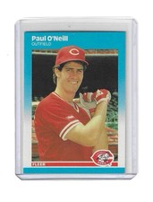 1987 Fleer Update Paul O'Neill #U-94 RC Rookie Card. rookie card picture