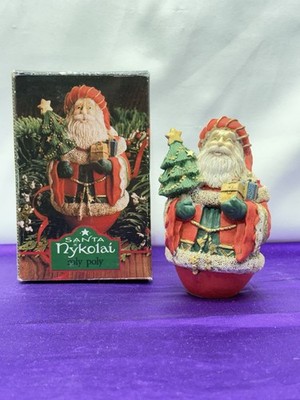 Roly Poly Style Santa Claus 4  tall Midwest of Cannon Falls The Slavic Santa