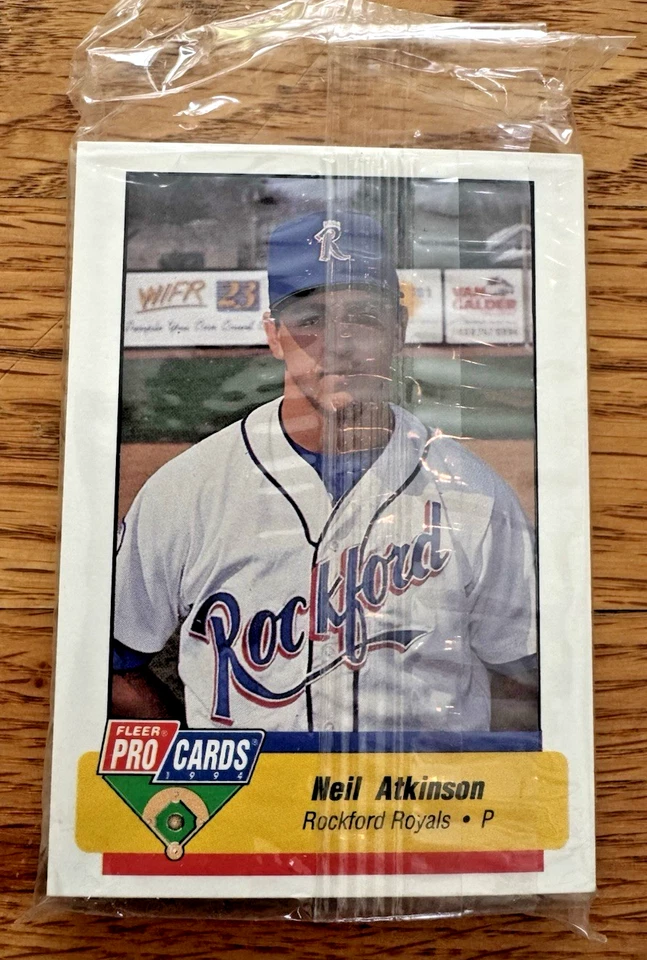 1994 Fleer Pro Cards Baseball Set Rockford Royals Midwest League KC Royals New - Image 2 of 4