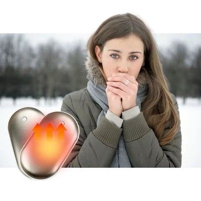 Portable Rechargeable Hand Warmer & Power Bank, Multi-Color, USB