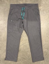 Figs Technical Collection Women's Scrub Pants Size XL Gray