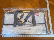 Thirty One Utility Storage Tote AP69 Pale Pink Plaid NWT