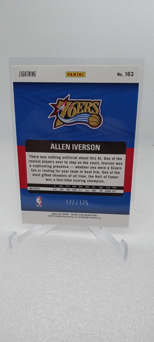 2024-25 Panini Revolution - Legends Allen Iverson #163
