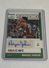 2021-22 Panini NBA Hoops - Great Significance Marques Johnson #GS-MJN (AU)